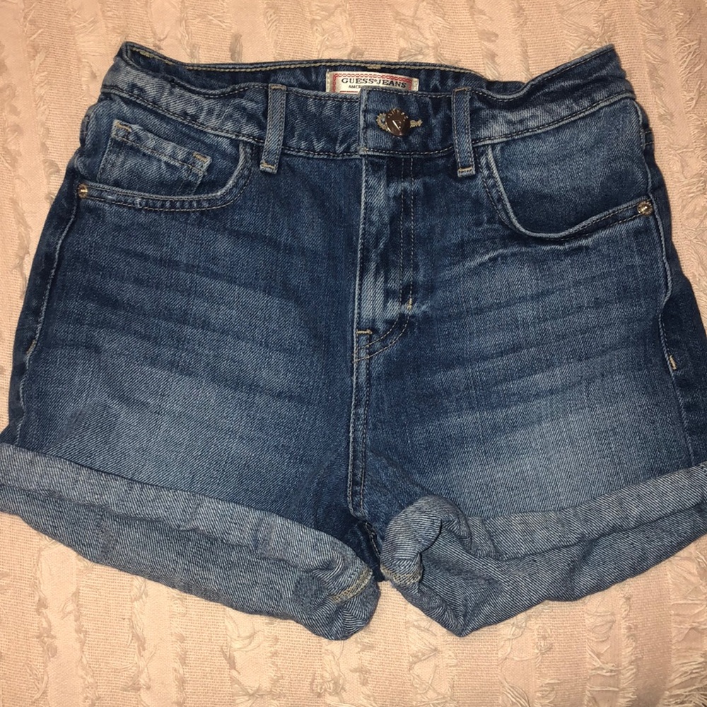 Urban Outfitters High rise shorts. Guess brand